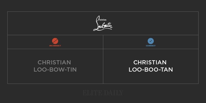 christian louboutin how to pronounce name christian louboutin how to pronounce name