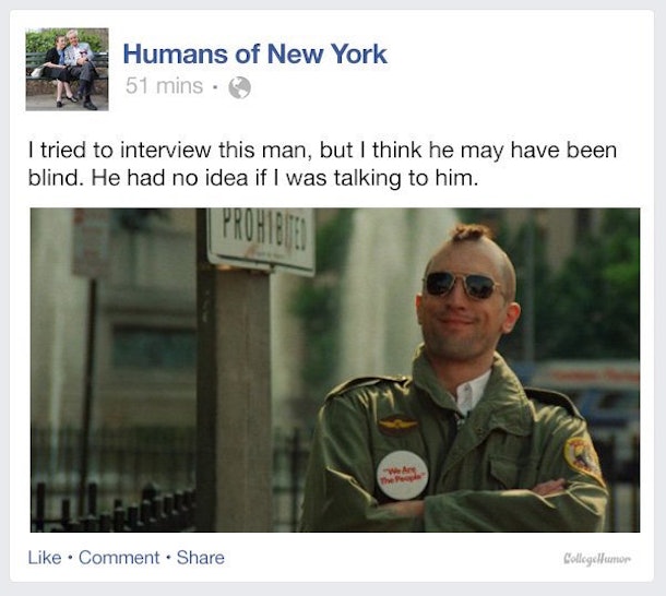 Movie And Tv Characters Make Perfect Humans Of New York