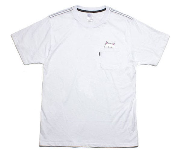 cat holding up middle finger shirt