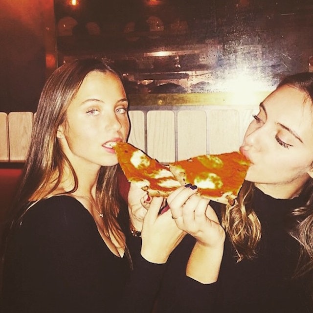 Hot Girls Eating Pizza Combines The Best Of Both Worlds Photos