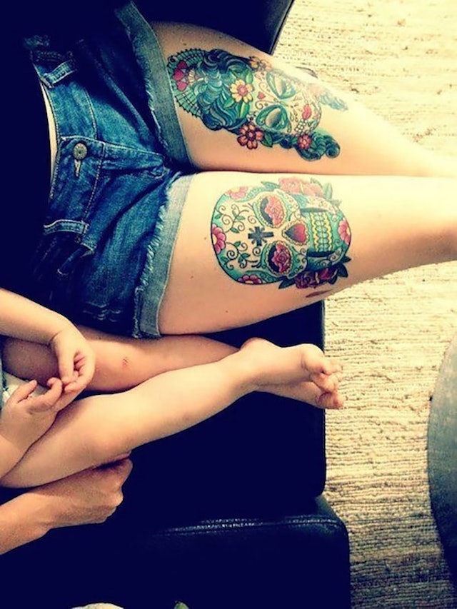 Babies Posing With Tattooed Parents Create Beautifully ... - 600 x 800 jpeg 111kB