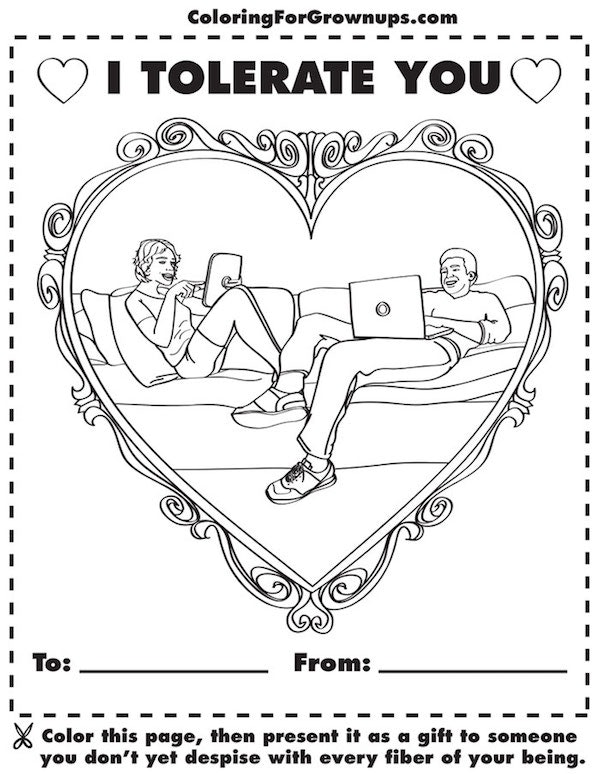Hilarious Coloring Book For Grown Ups Knows Adult Life Way