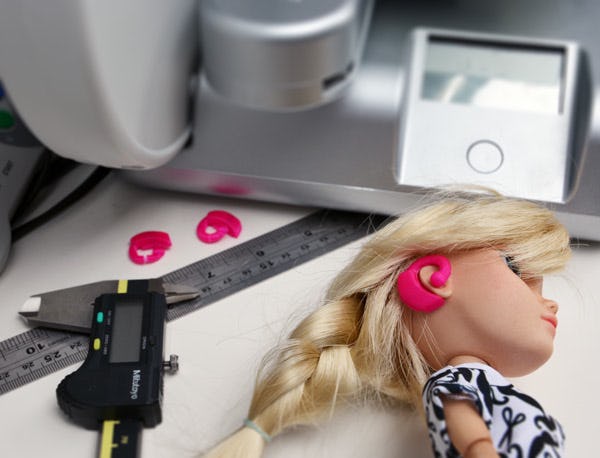 barbie with hearing aids