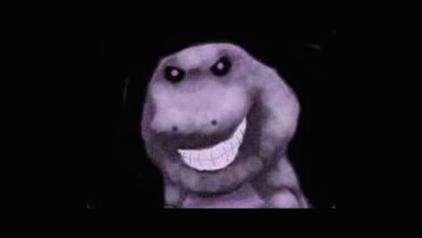 barney the dinosaur scary