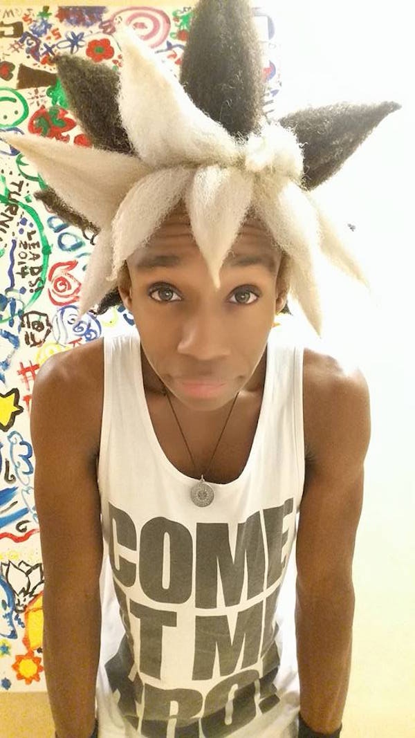 This Guy S Incredible Hair Makes Him Look Just Like An Anime