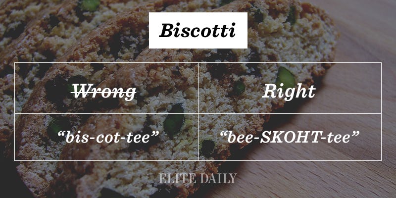 25 Of Your Favorite Italian Foods You've Been Saying
