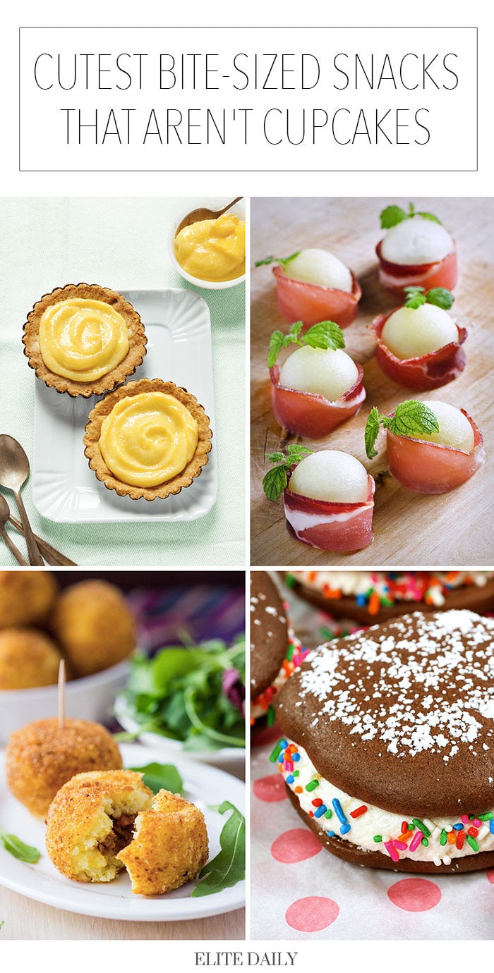 Here's How To Make 5 Cute, BiteSize Snacks (That Aren't Cupcakes)