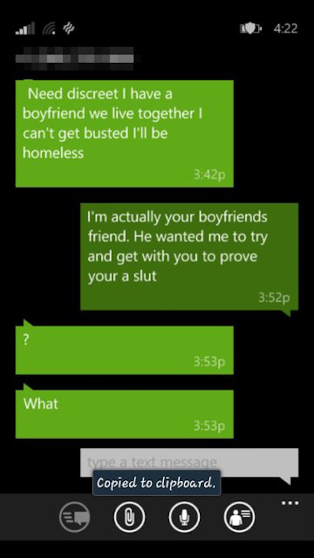 Woman Caught Trying To Cheat On Bf By Accidentally Texting