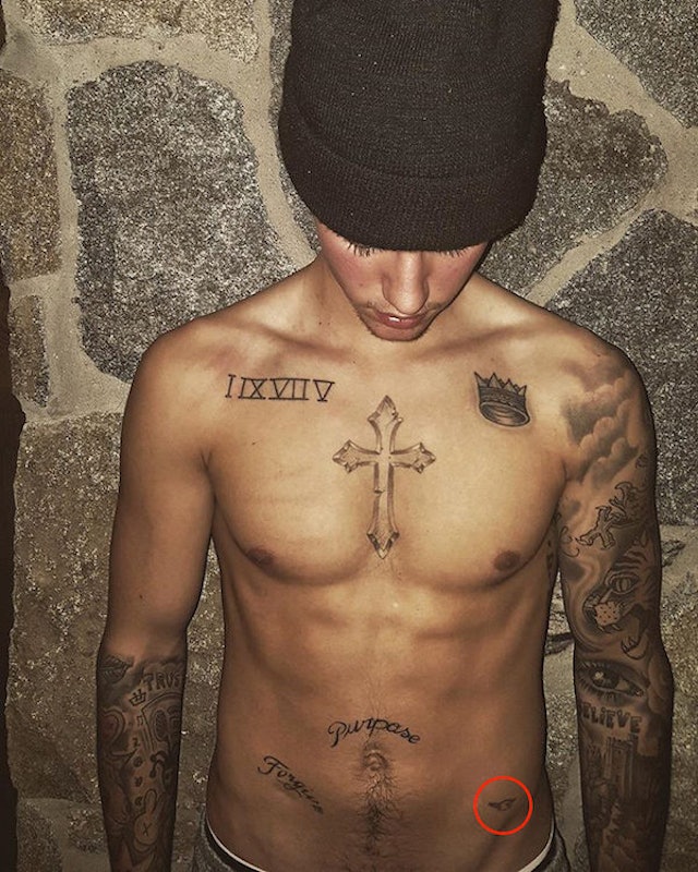 Here's A Brief History Of Justin Bieber's 52 Tattoos