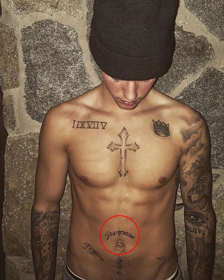 Here's A Brief History Of Justin Bieber's 52 Tattoos