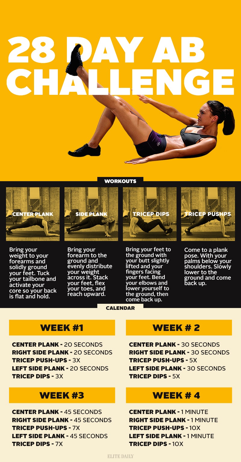 30 day workout to get flat stomach