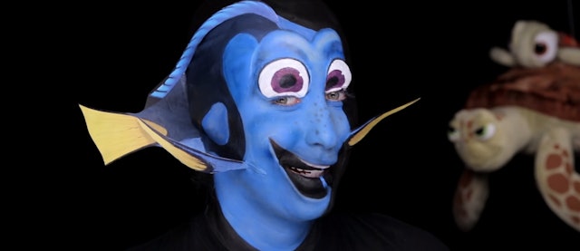 This Makeup Artist Transforming Herself Into Dory Is Mind-Blowing