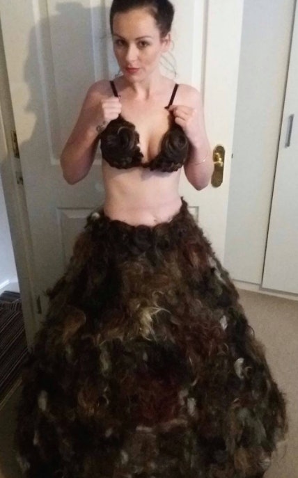 This Insane Two-Piece Dress Is Made Entirely Out Of Pubic Hair