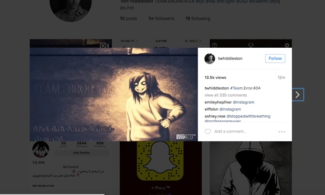 It Looks Like Tom Hiddleston's Social Media Accounts Just ... - 640 x 384 png 189kB