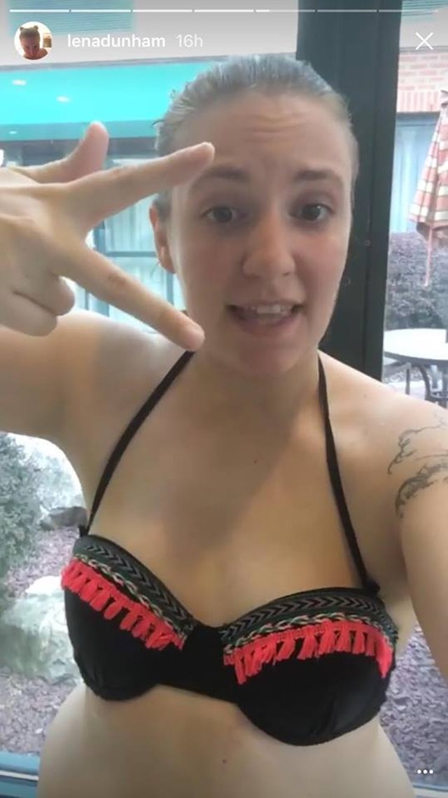 Lena Dunham Posted A Bikini Photo Showing Off Her ... - 539 x 960 jpeg 63kB