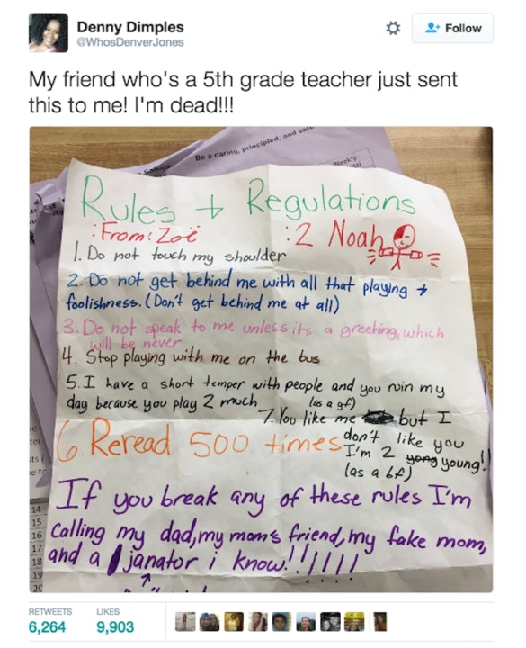 This Girl's Strict List Of Rules For Boy Who Has A Crush
