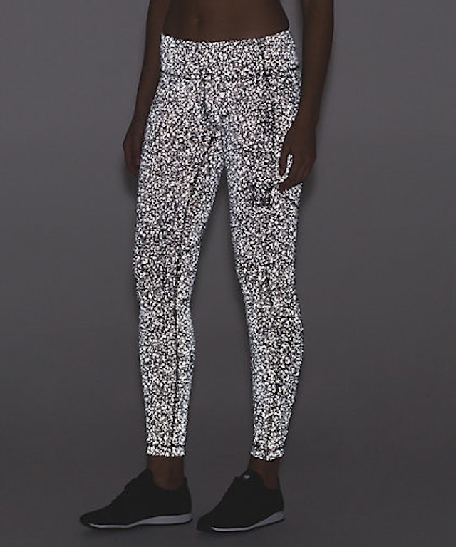 black and white striped lululemon leggings