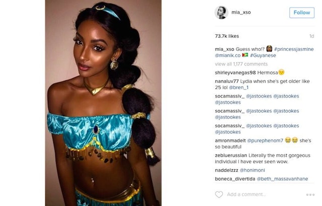 This Model Looks Like Princess Jasmine From Aladdin Irl
