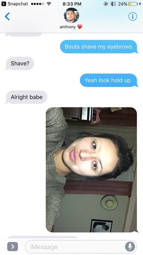 Oh no she did not! Girl pranks boyfriend with shaved 