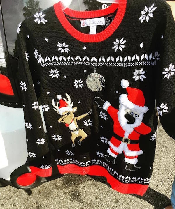 ugly christmas sweaters to buy for your next party rudolph breast christmas sweater