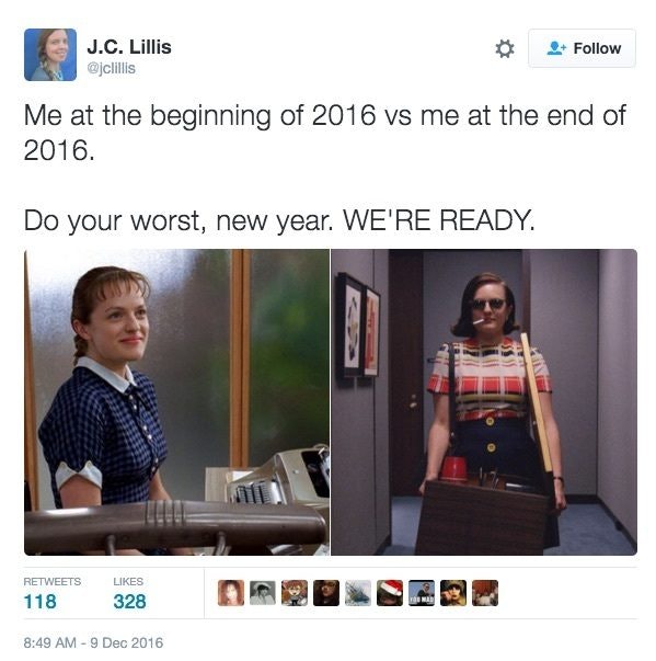 Me At The Beginning Of 2016 Vs Me At The End Meme