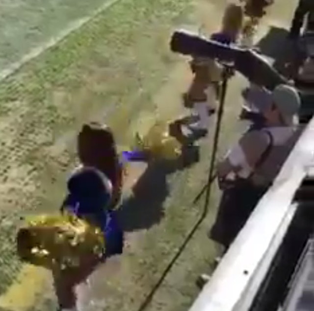 Security Guard Masturbates Over Nfl Cheerleaders Video