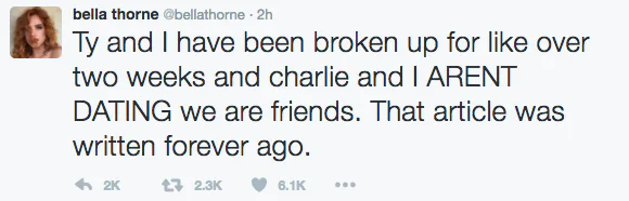 Bella Thorne On Charlie Puth Cheating Rumors Contact charlie puth on messenger. bella thorne on charlie puth cheating