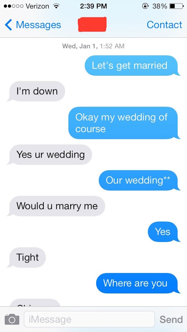 People Reveal Their Most Absurd Booty Call Texts