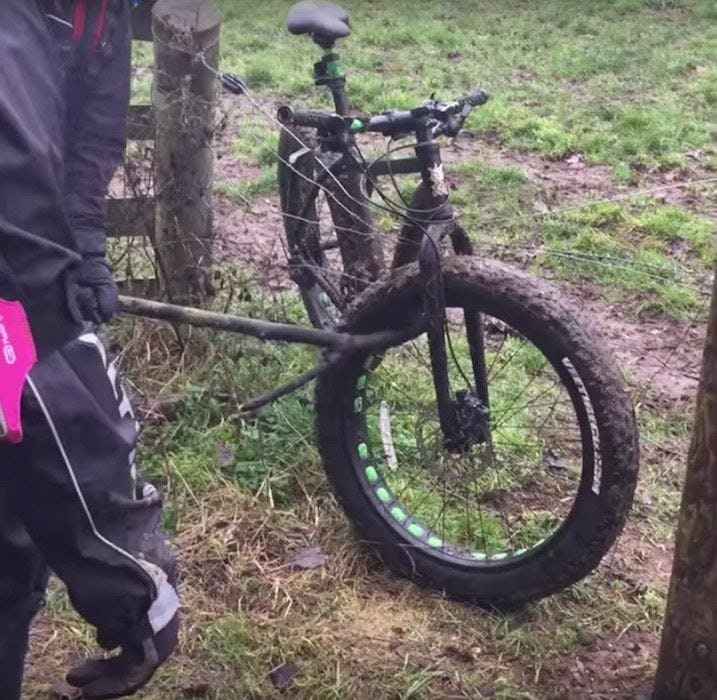 Guys Remove Bike Stuck In Electric Fence In Funny Video