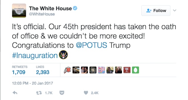 Trump Has Officially Taken Over The Potus Twitter Account 6777