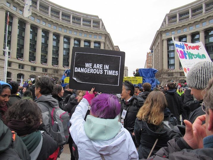 45 Photos Of The Protests In DC During Trump's Inauguration