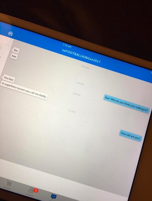 Mom Pens Post When Guy Calls Daughter Bae In Roblox - roblox tycoon ar home facebook