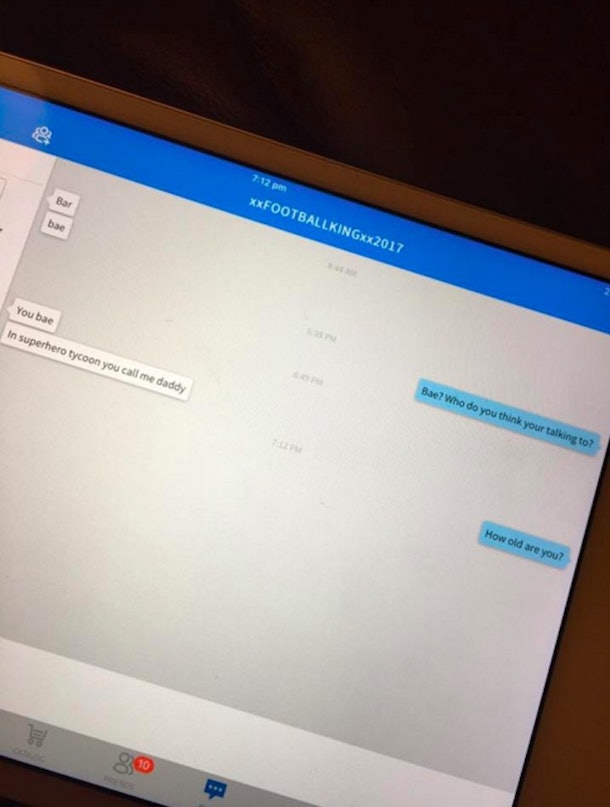 Mom Pens Post When Guy Calls Daughter Bae In Roblox