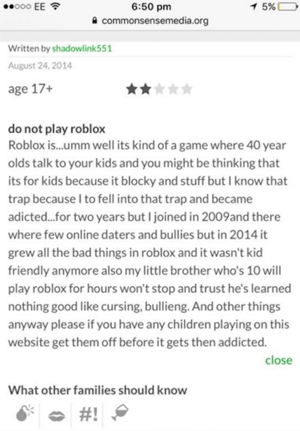 Roblox Kid Safety