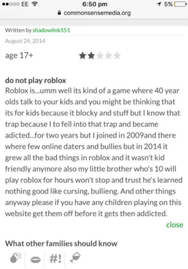 Mom Pens Post When Guy Calls Daughter Bae In Roblox