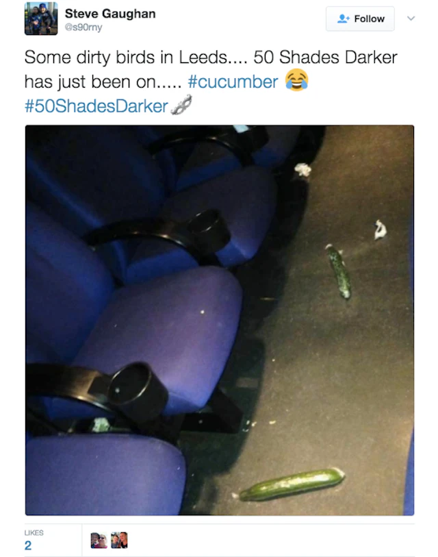 50 Shades Of Grey Movie Theater Cucumber