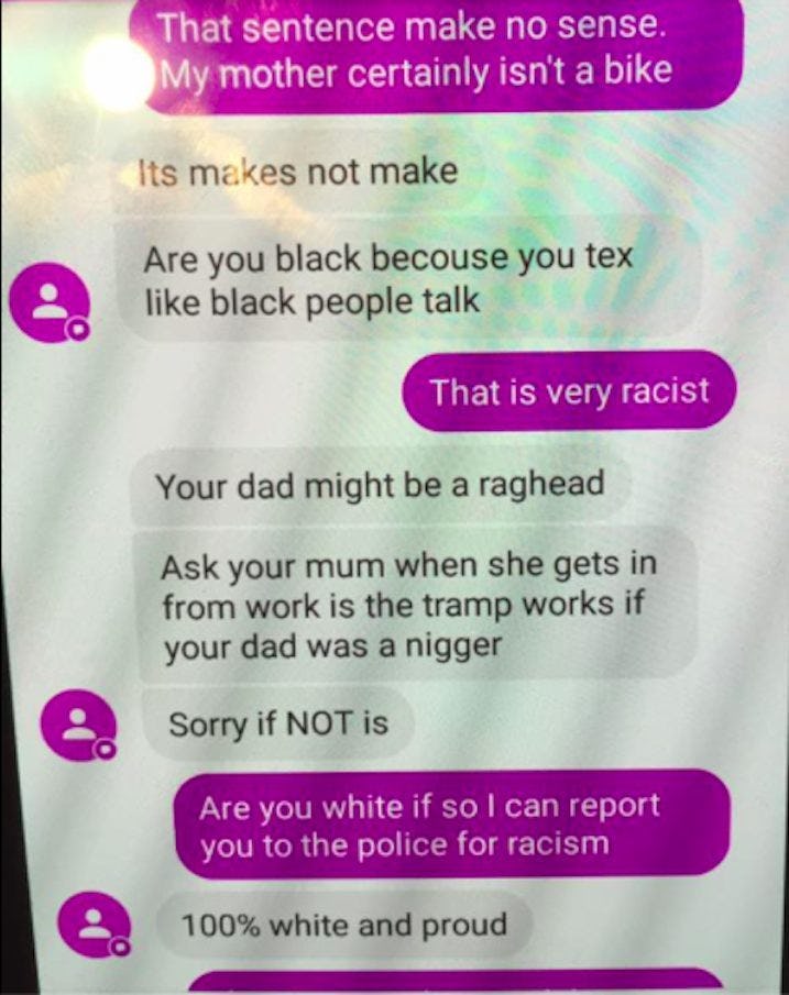 12-Year-Old Humiliates Man Who Sent Her Racist Texts