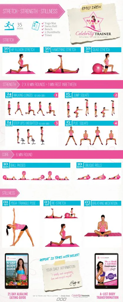 Emma Watson's Easy But Effective 30-Minute Workout