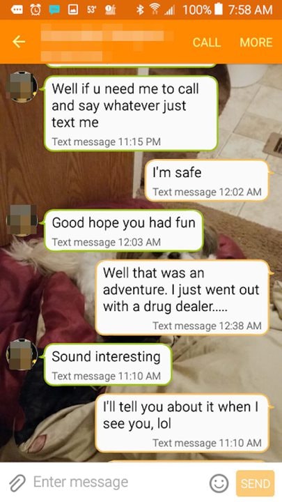Dating a drug dealer