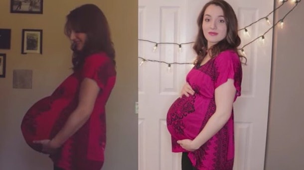 Mom's Side-By-Side Photo Of All Her Baby Bumps Is Crazy