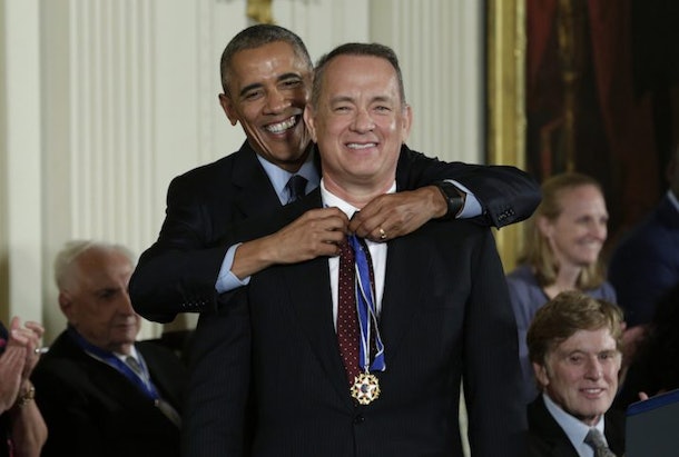 obama tom hanks yacht