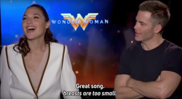 Wonder Woman Gal Gadot Sings About Boobs 