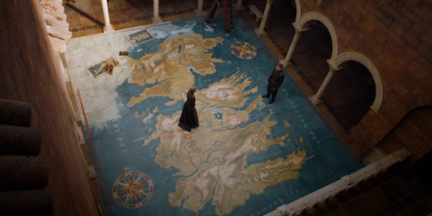 Dragonstone Map On ‘game Of Thrones Has Twitter Shook