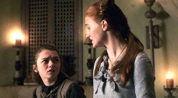 Arya Sansa Stark Game Of Thrones Scene Was Not Easy To Film According To The Actors