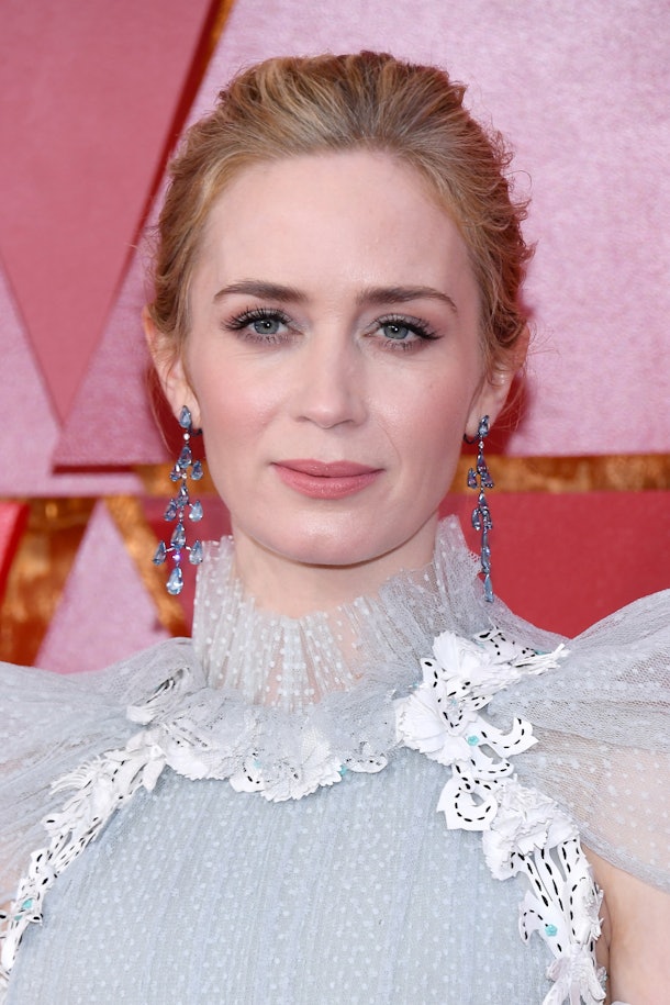 Emily Blunt's 2018 Oscars Look Serves Mary Poppins Realness In The