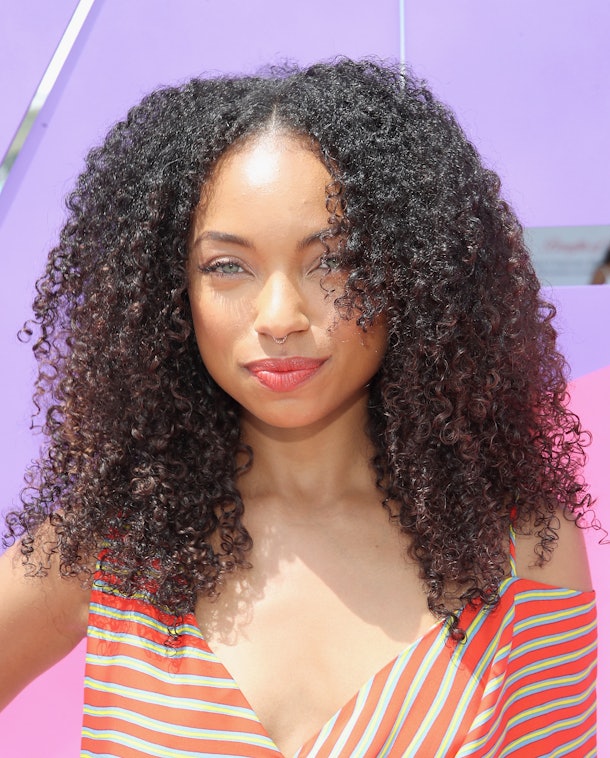 Logan Browning Maintains Her Curly Hair Using This Brand Seriously She Looks Stunning