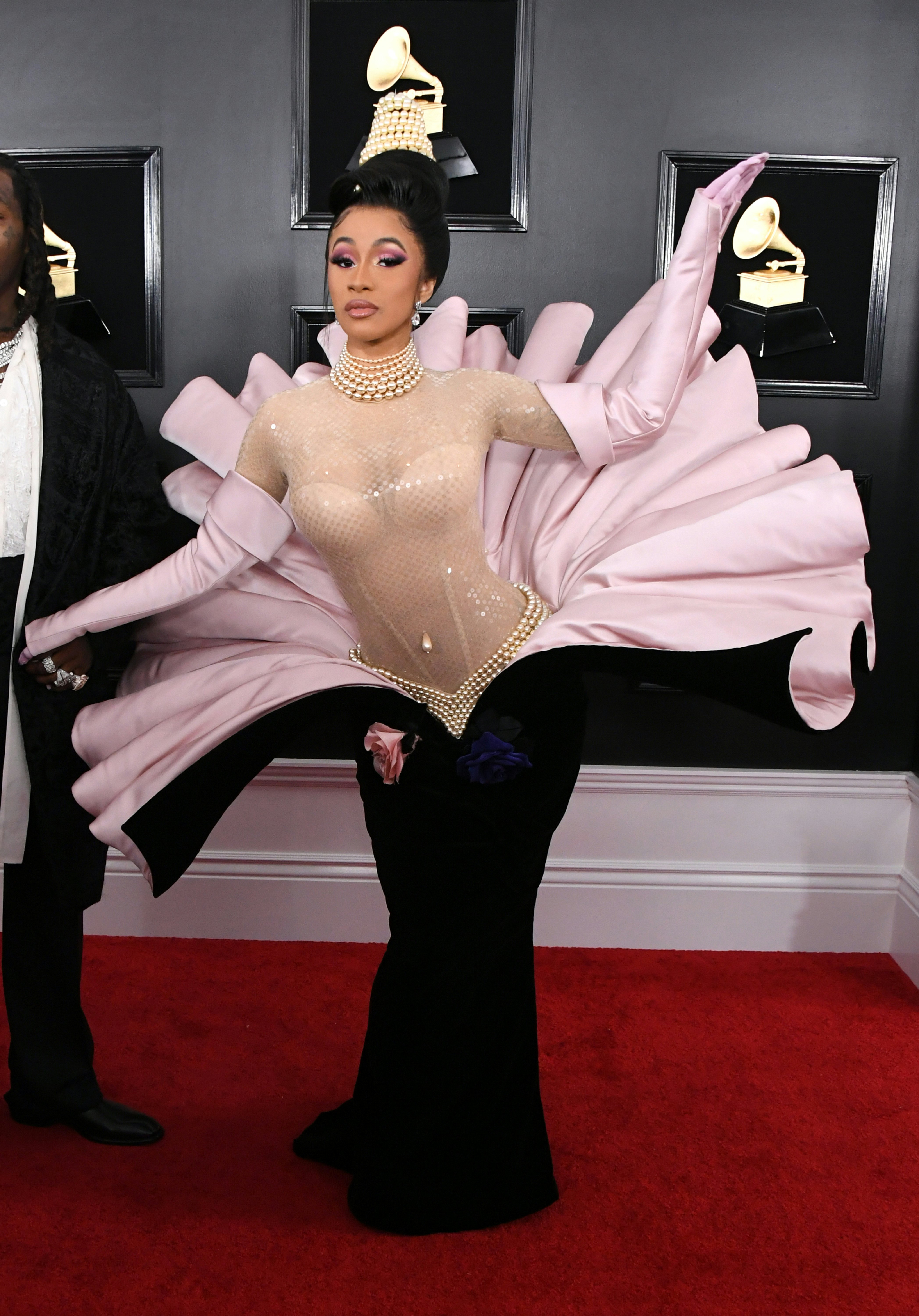 cardi b 2019 grammy dress