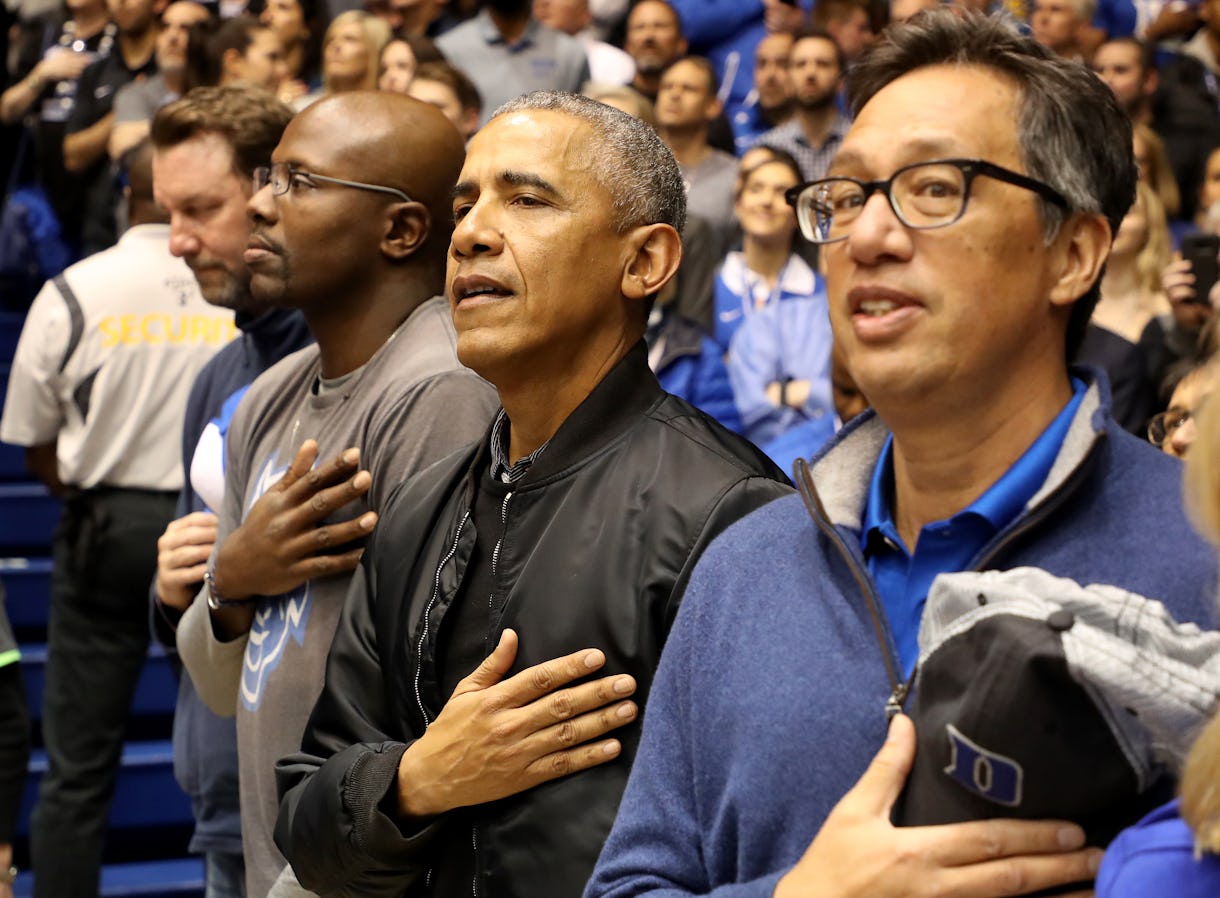 These Videos Of Barack Obama At A Duke-North Carolina Basketball Game ...