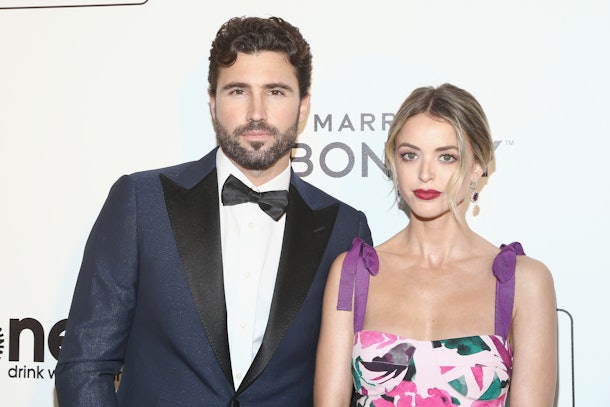 Brody Jenner and Kaitlynn Carter pose together on the red carpet.