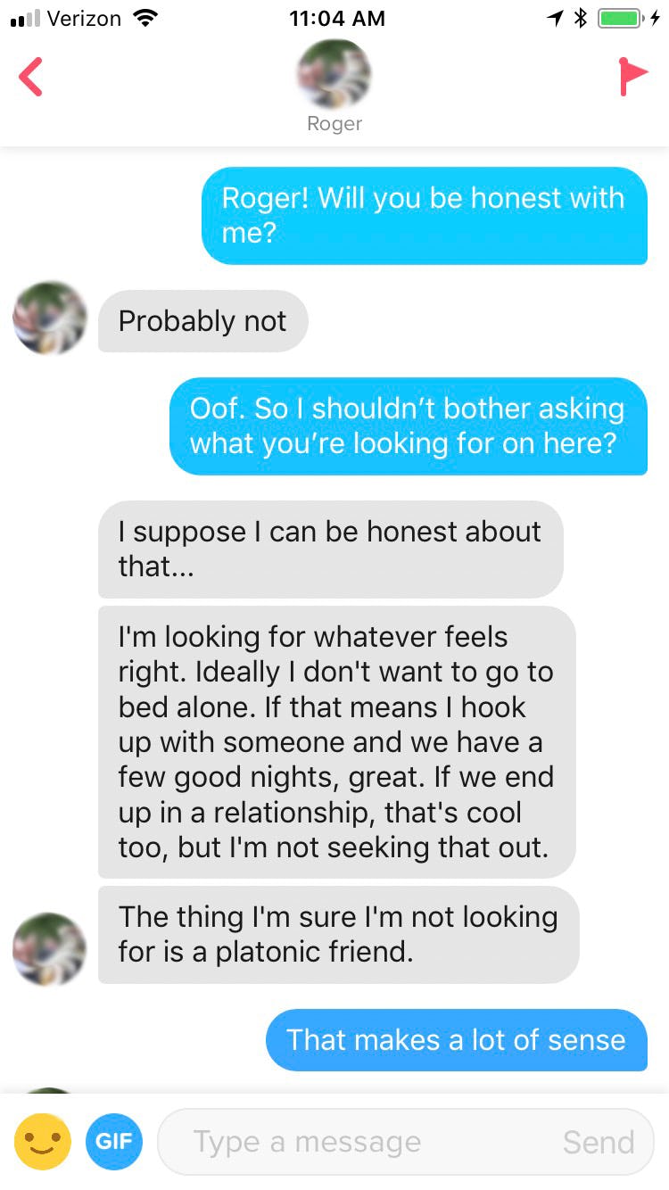 how to ask a girl on tinder what she wants